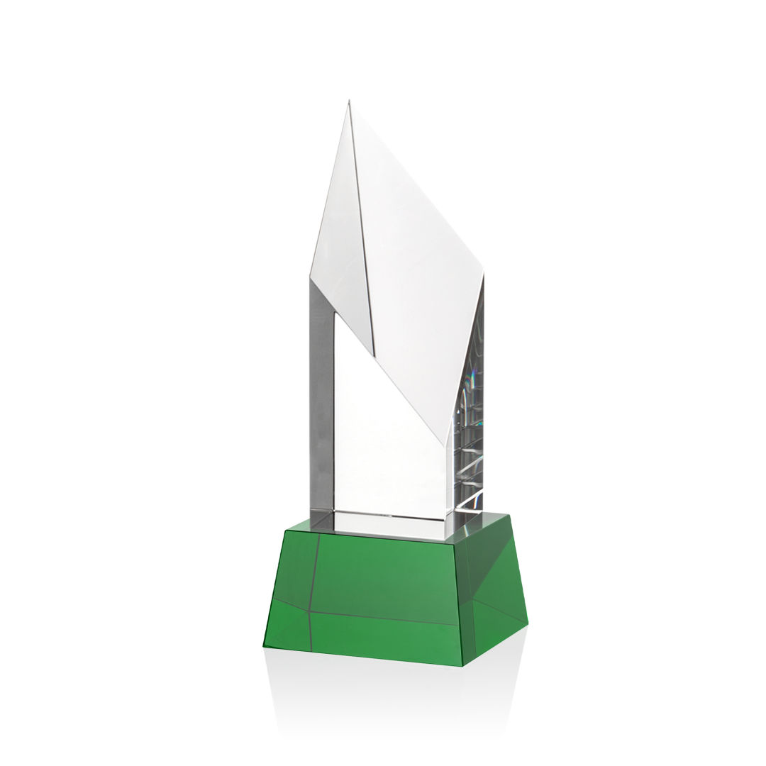 Vertex VividPrint™ Award on Base - Green 2