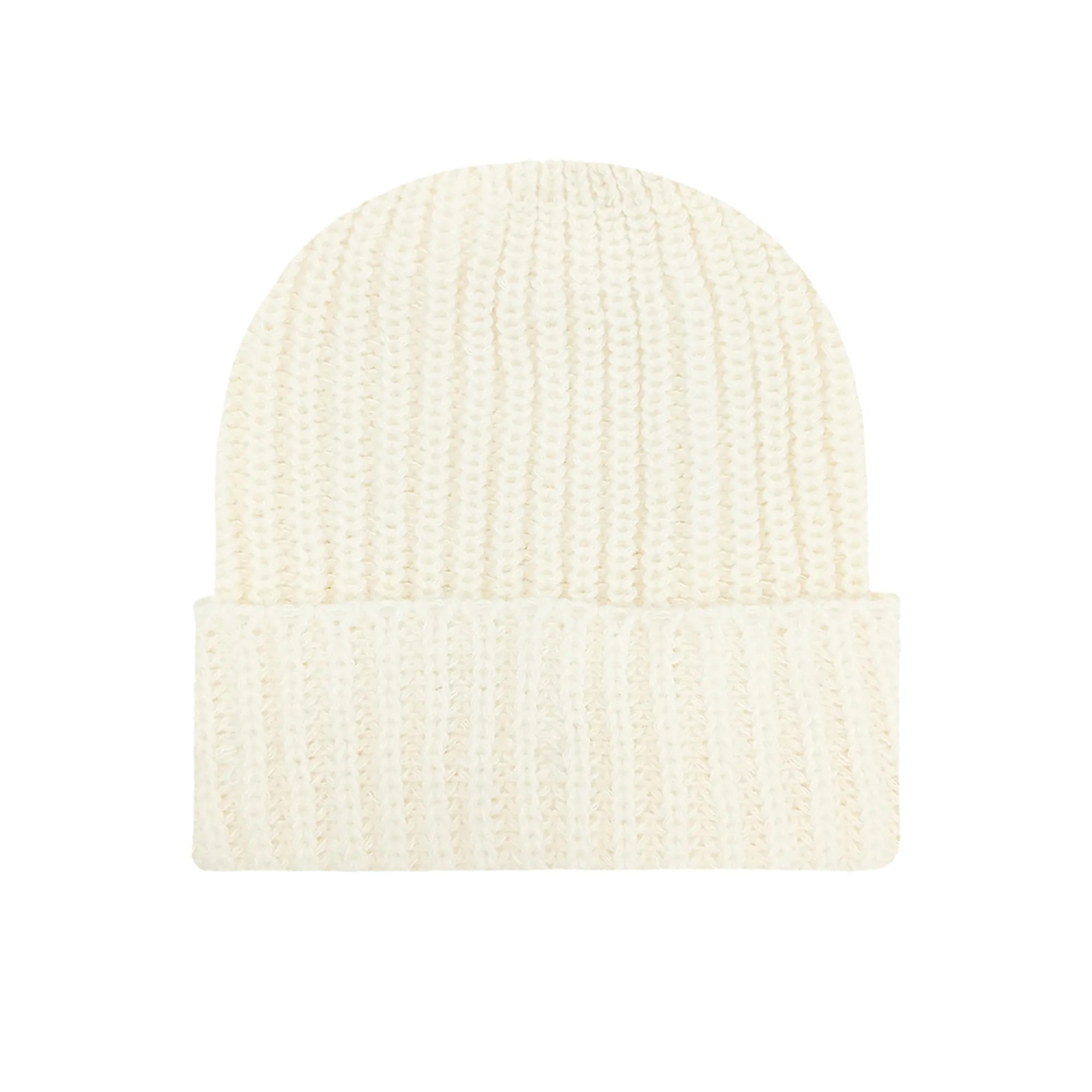 Thick Needle Stripe Knitted Hat 13