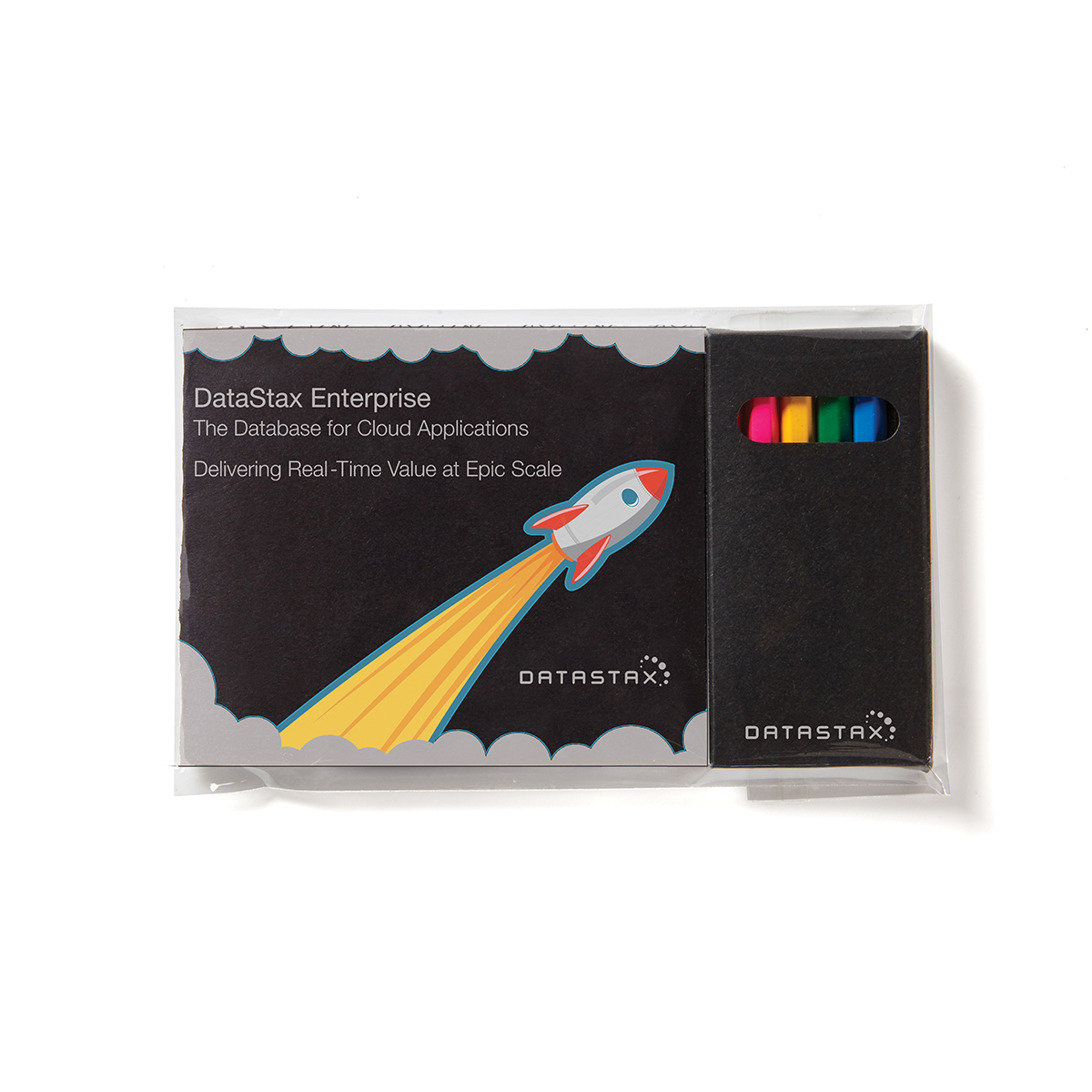 Custom Black Cover Adult Coloring Book & 6-Color Pencil Set To-Go 1