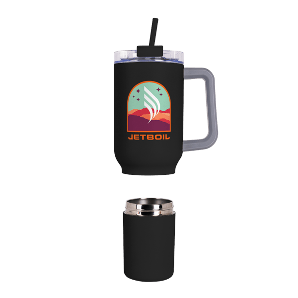 Key West 22 oz SS Travel Mug w/Can Cooler 307