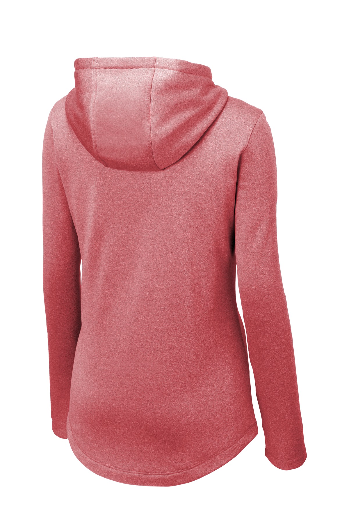 Sport-Tek Women's PosiCharge Sport-Wick Heather Fleece Hooded Pullover. LST264 43
