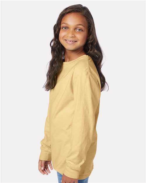 Youth Garment-Dyed Long Sleeve T-Shirt - GDH275 19