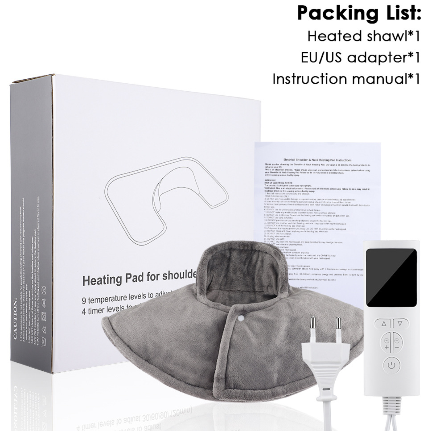 Adjustable Neck Shoulder Heating Pad 3