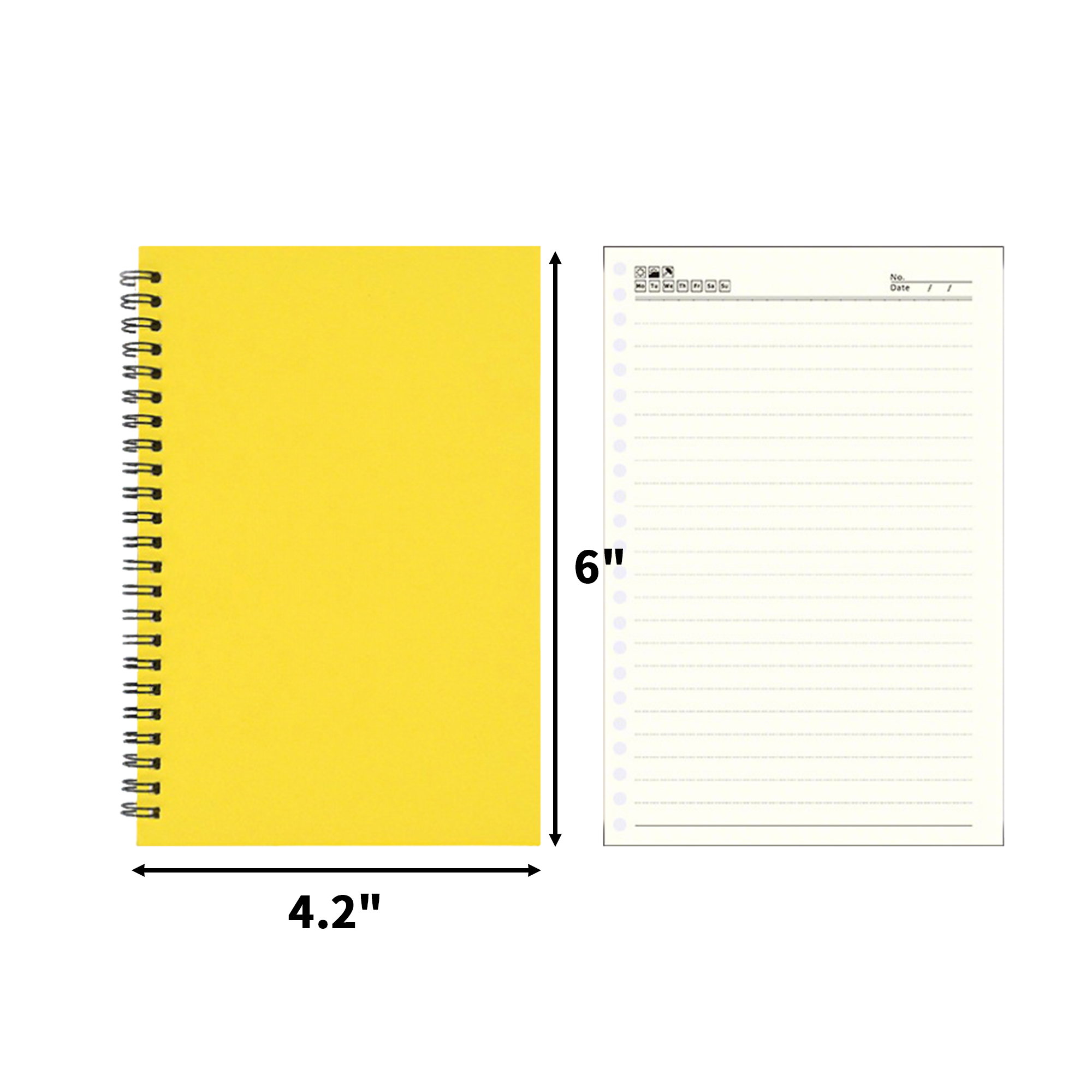 A5 Spiral Notebook With Kraft Paper Cover 8