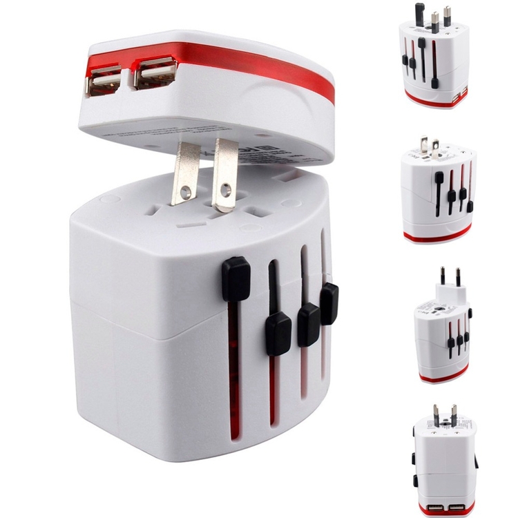 Dual USB Universal Travel Adapter Converter Plug 2