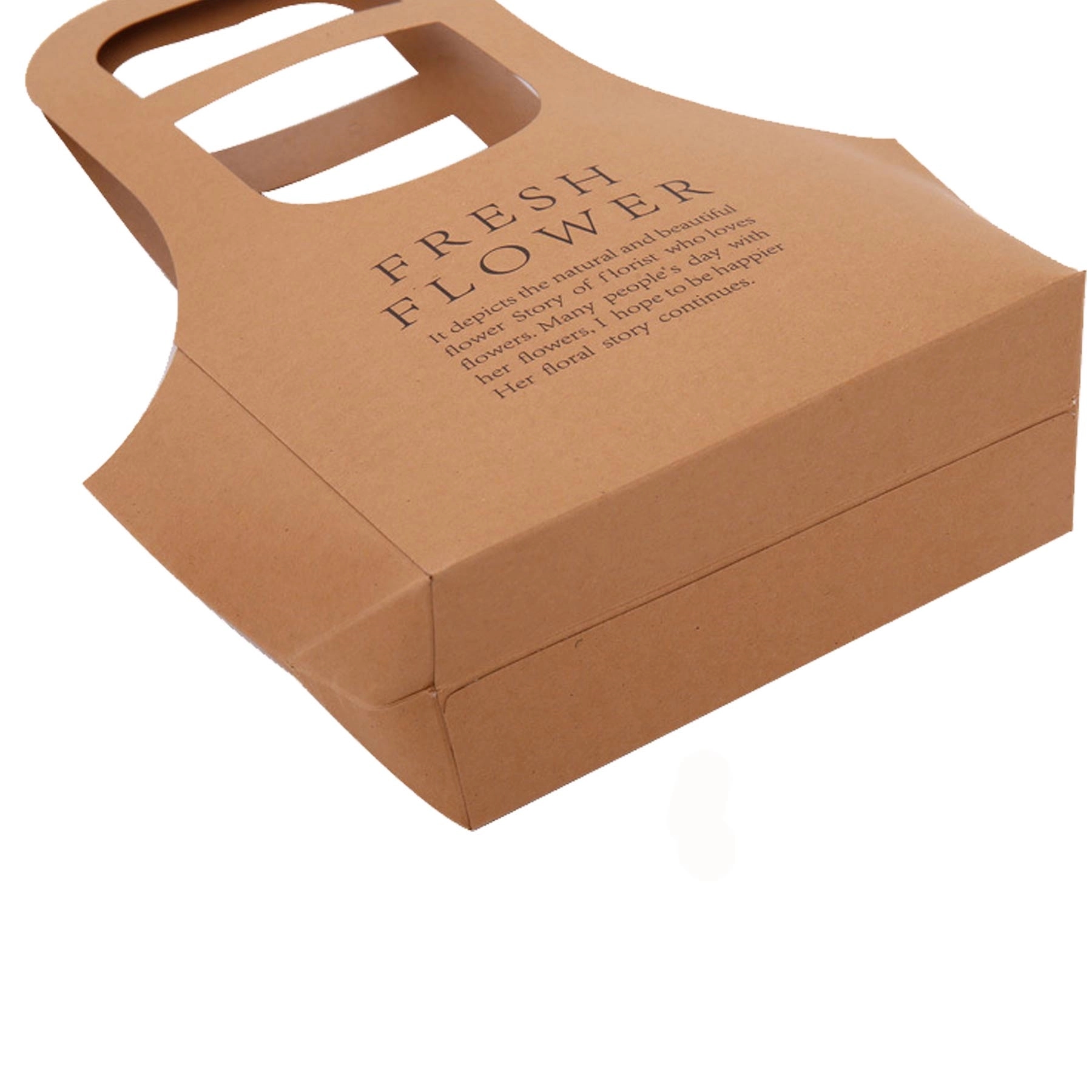 Cute Kraftpaper Flower Basket 5