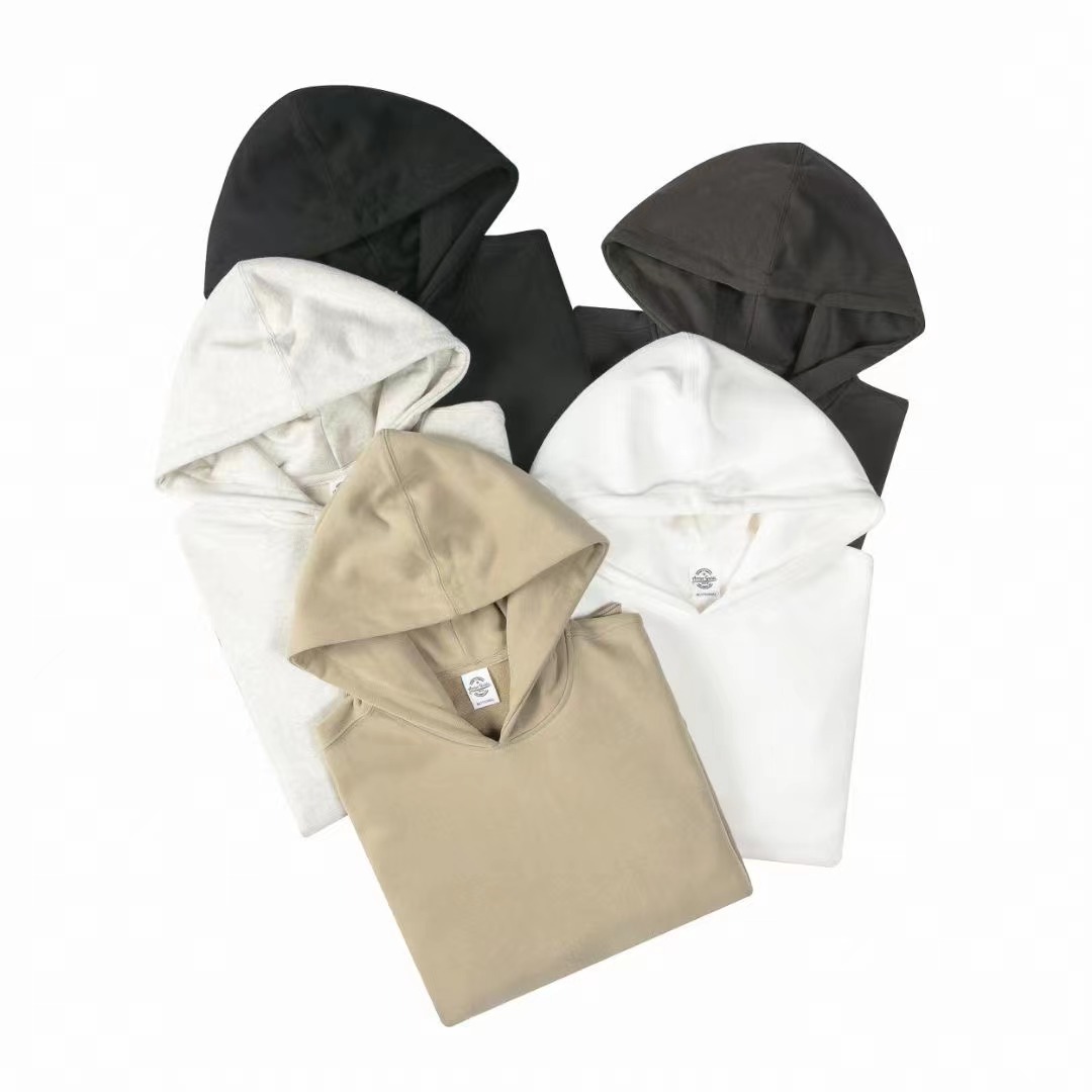 520G 100% Cotton Pullover American Hoodie 2