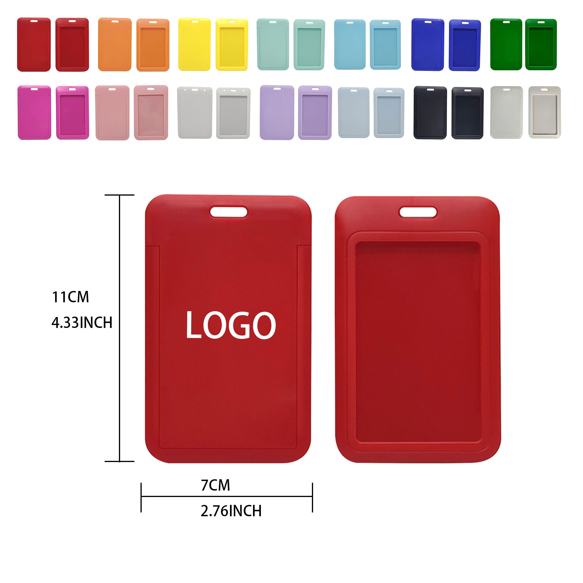 Durable ABS Push - Open Card Case 3
