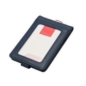 PU Lanyard 5 Pockets Folded PU Leather Card Holder 10