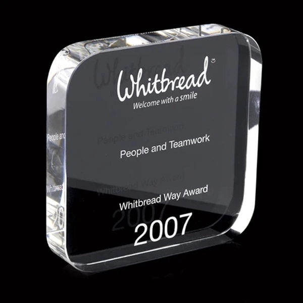 Crystal Square Paperweight Awards 2