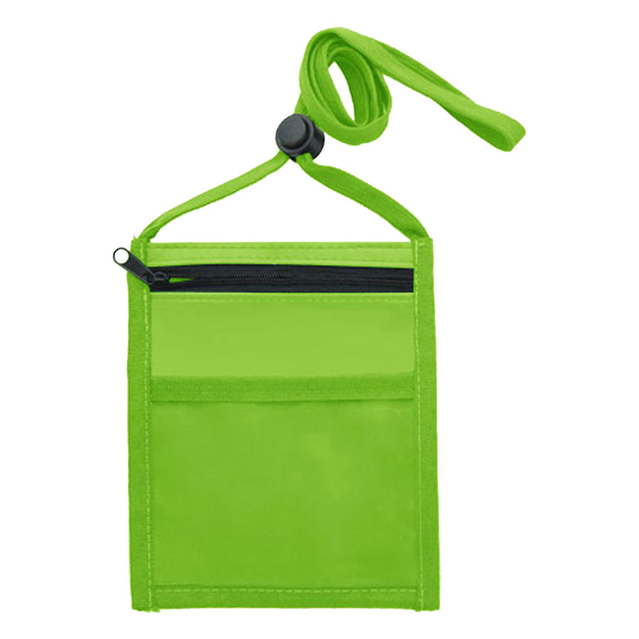 Adjustable Lanyard Neck Wallet - 6.00" x 5.25" 5