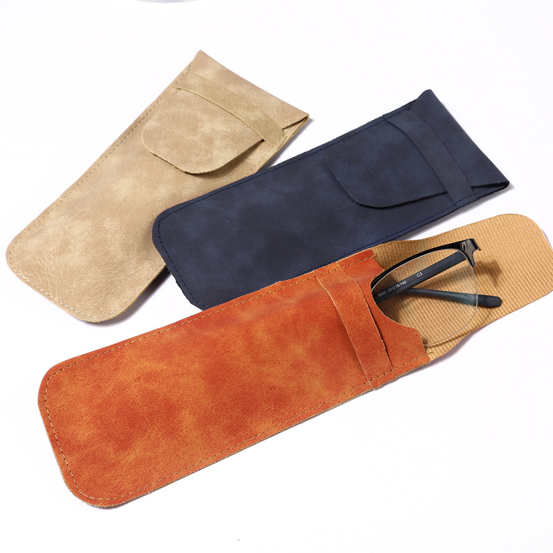 Soft Leather Eyeglass Case 11