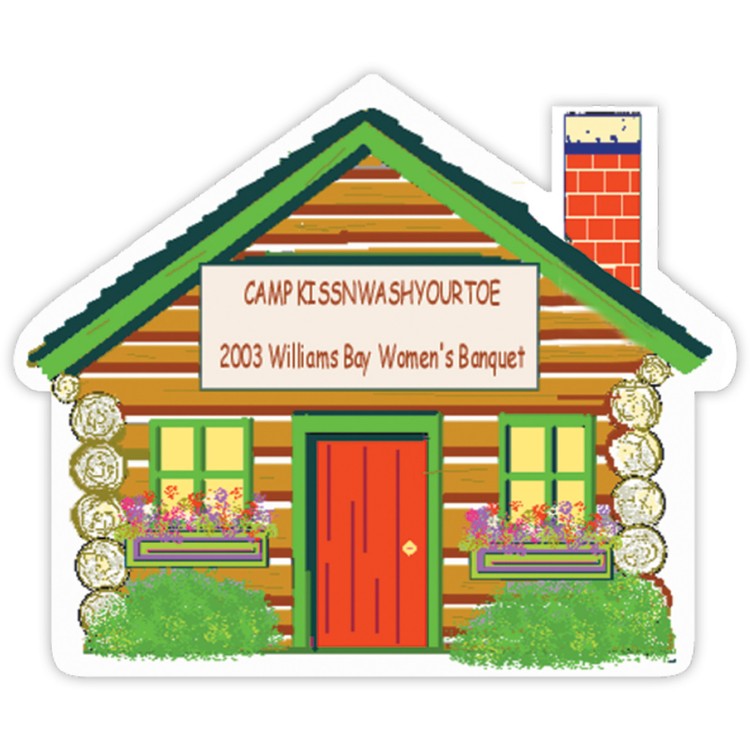 Vinyl Label (2.125"x2.5") House Shape
