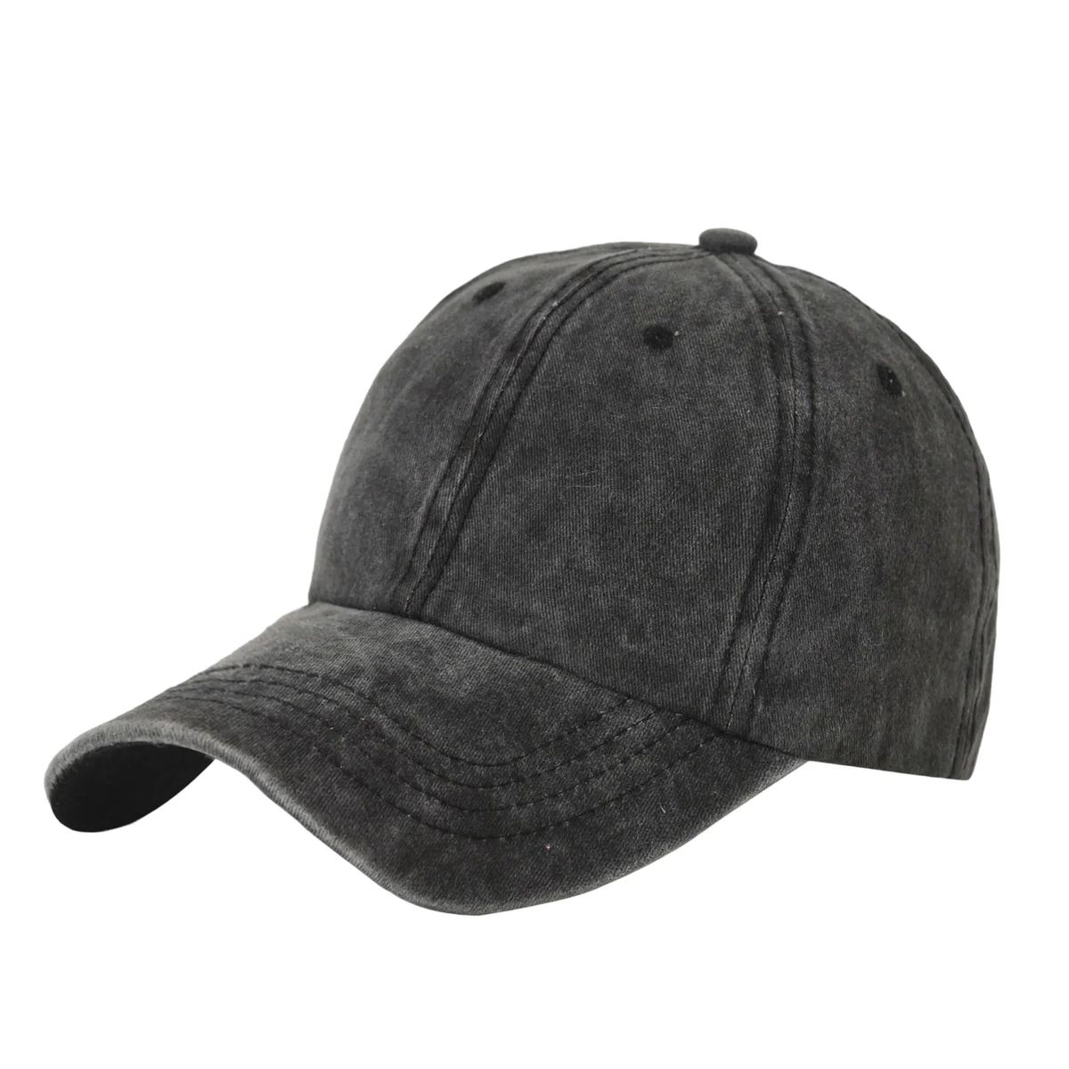 Adjustable Washed Cotton Cap with Curved Visor 15