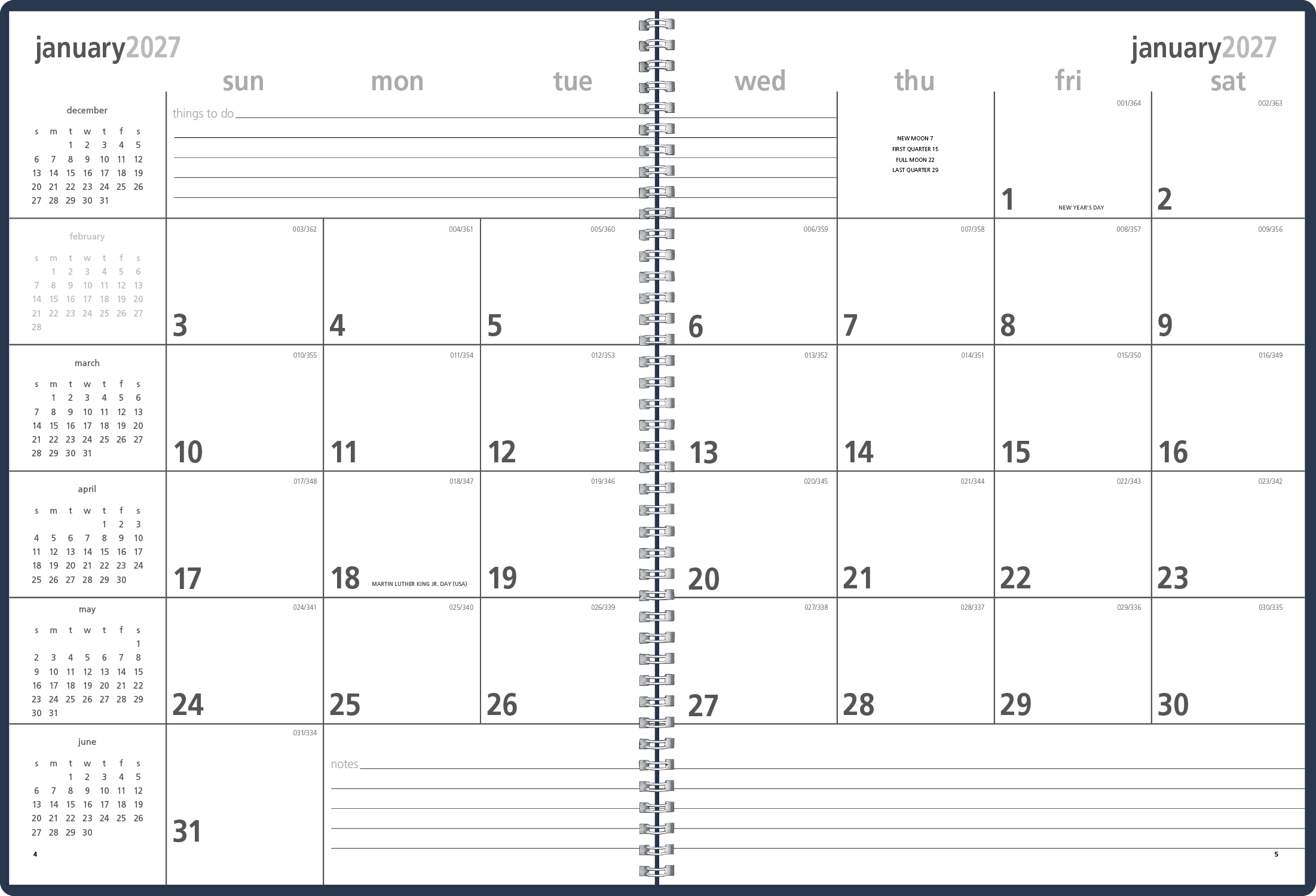 Triumph® Calendars Monthly & Weekly Planner 60