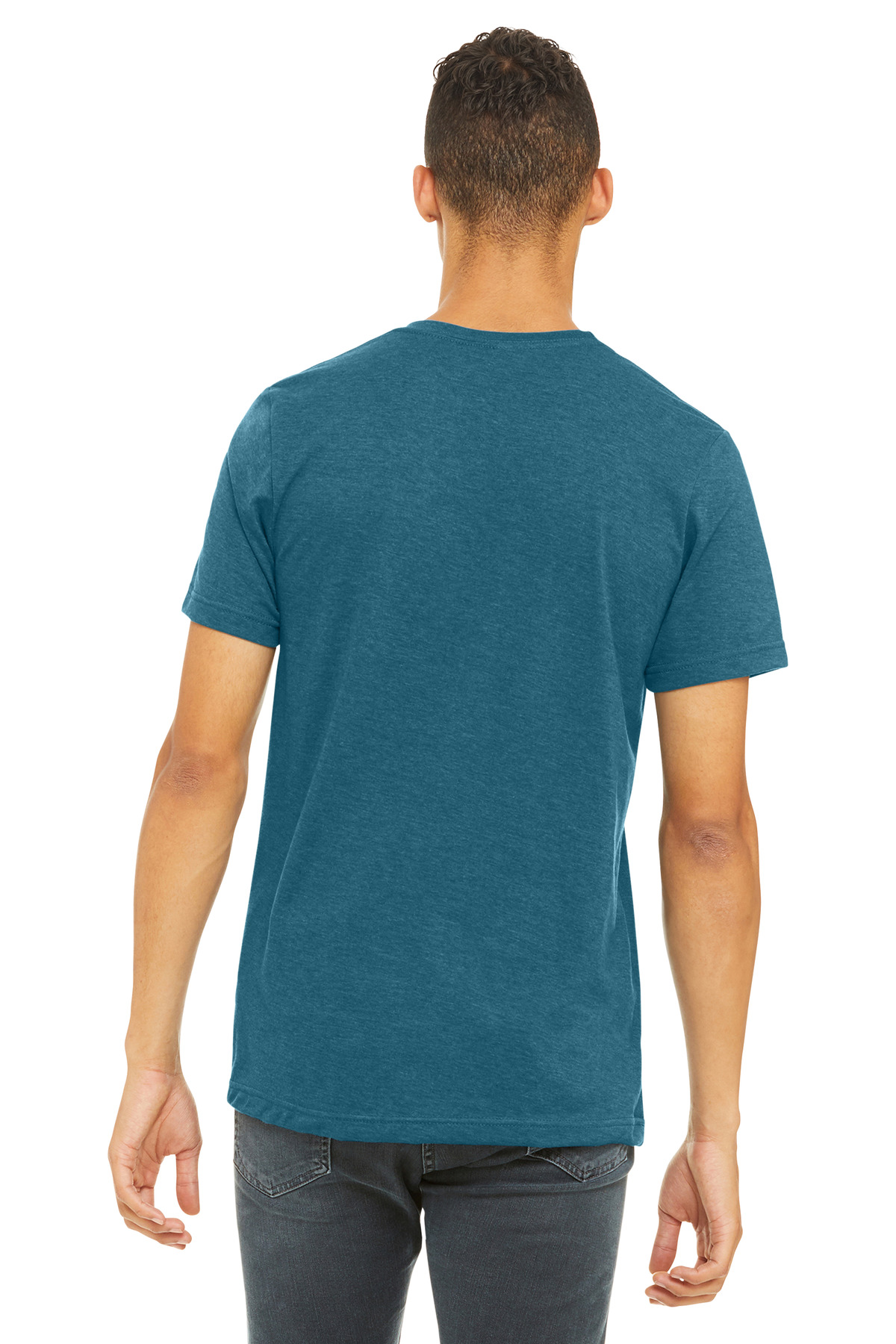 BELLA+CANVAS Unisex Heather CVC Short Sleeve Tee. BC3001CVC 30