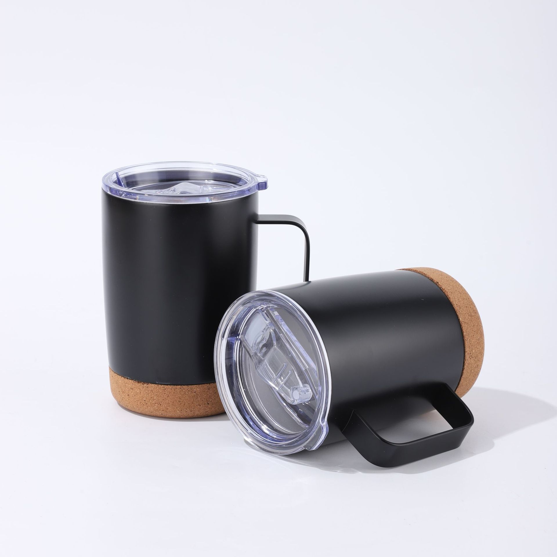 12 oz. Cork Bottom Stainless Steel Coffee Mug 2