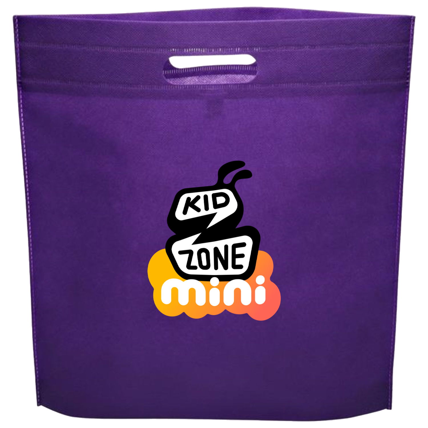 Recyclable Large Non Woven W/ Gusset Tote Bag (15" x 16" x 2.5") 4