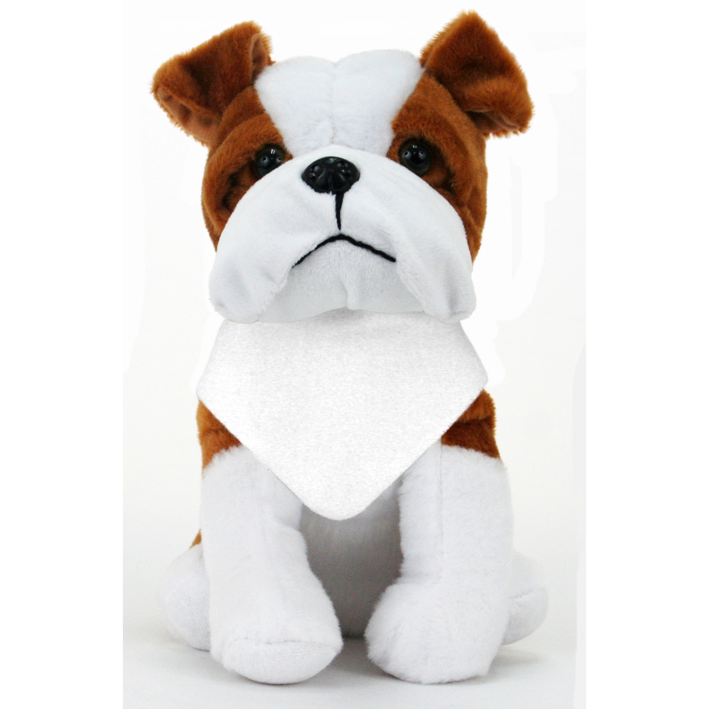 8" Medium Sitting Dog - Classic Bulldog 1