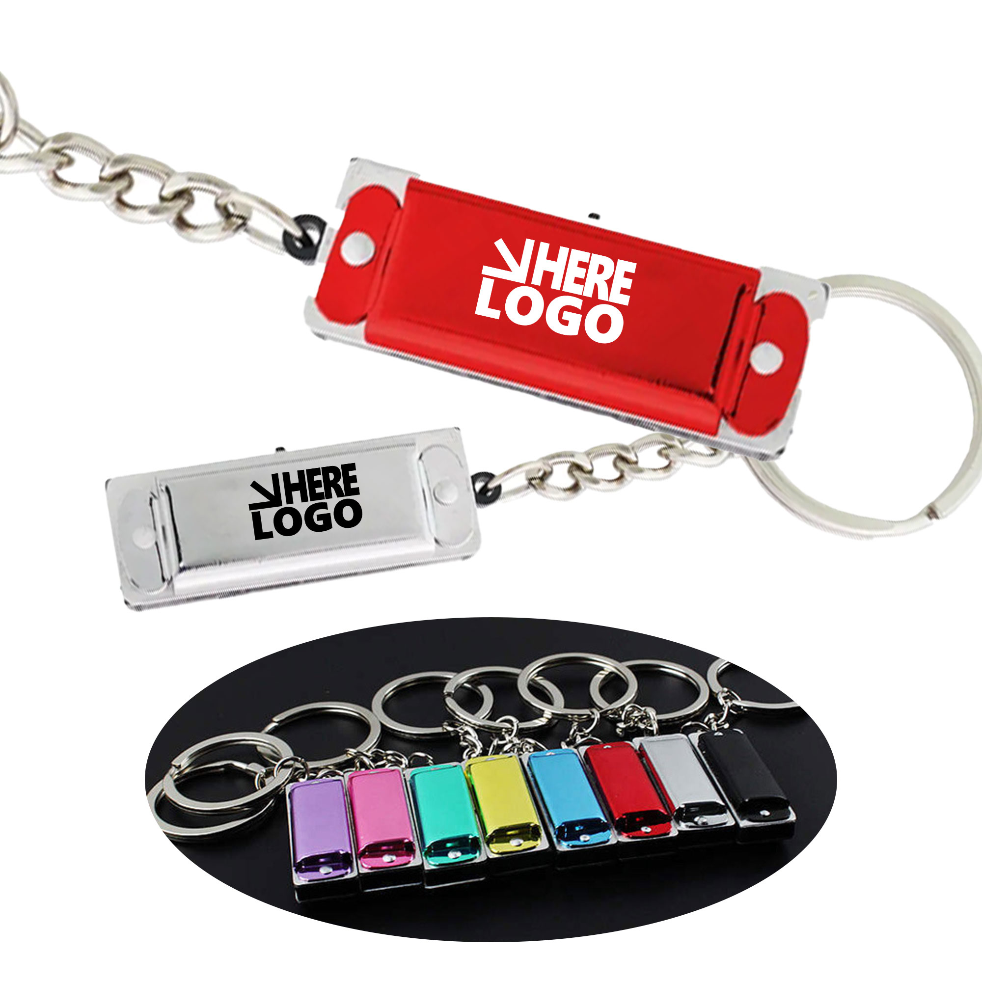 MOQ 20 Mini Colorful Harmonica Key Chain Music Theme 1