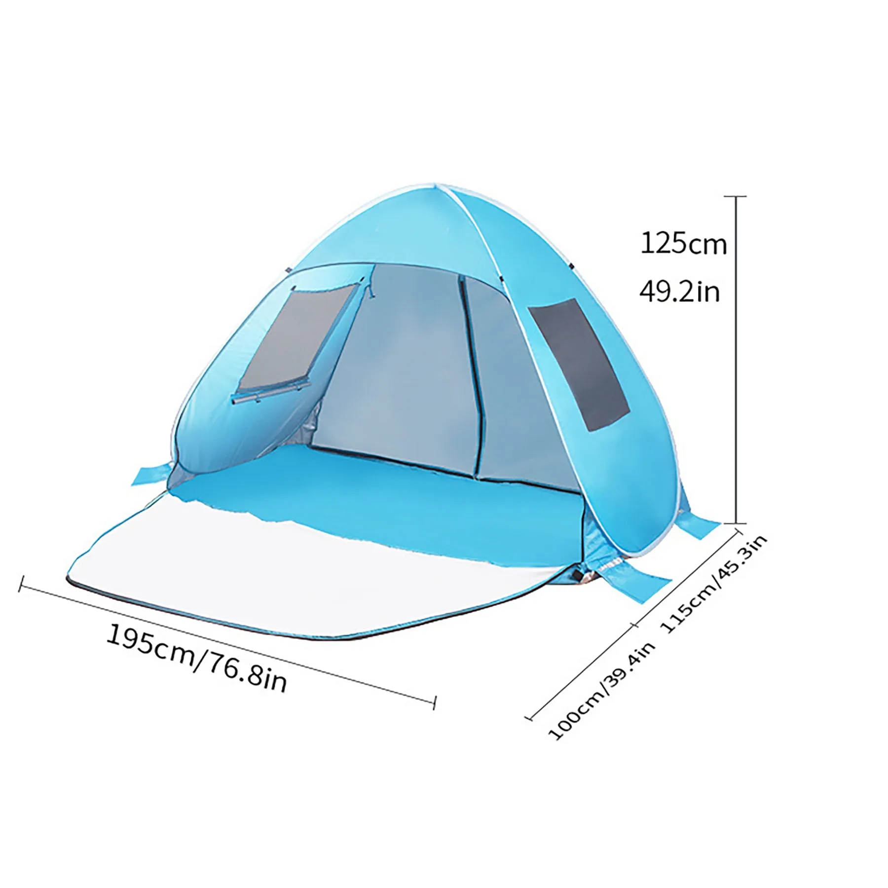 Portable Pop Up Beach Tent 4