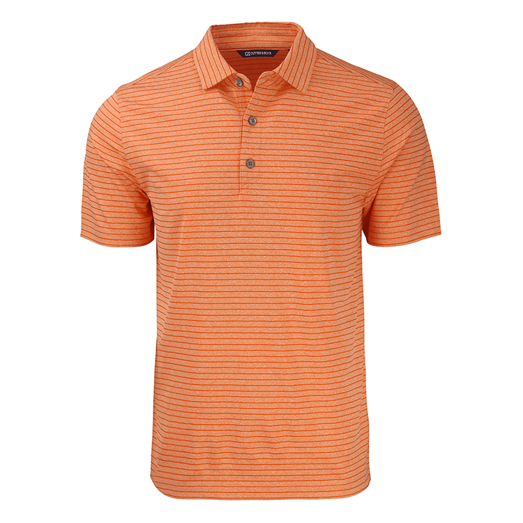 Cutter and Buck Forge Eco Heather Stripe Recycled Polo 5