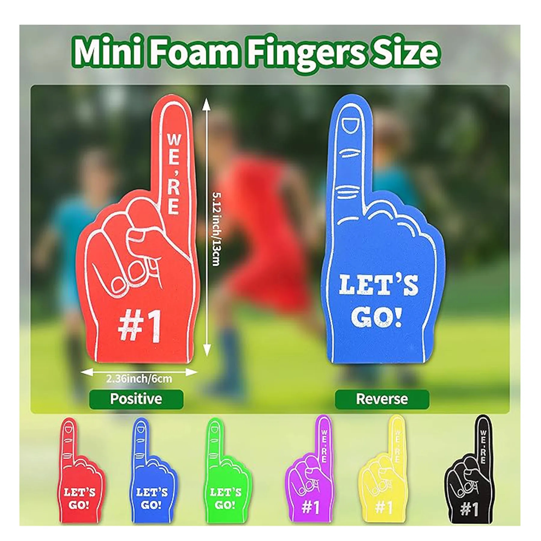 Cheers Mini Foam Finger 6