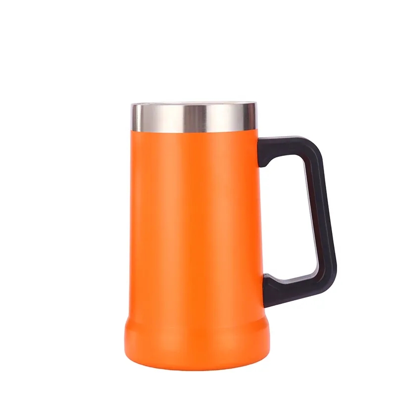24oz Stainless Steel Beer Mug with Handle 1