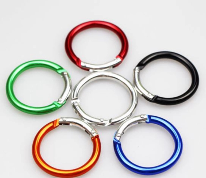 Round Shaped Carabiner Keyring 1