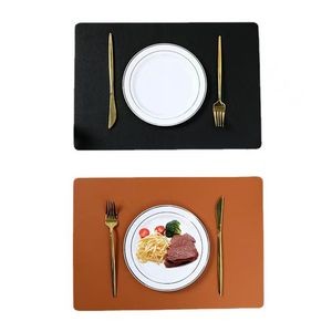 Two Sided PU Leather Table Place Mats 2