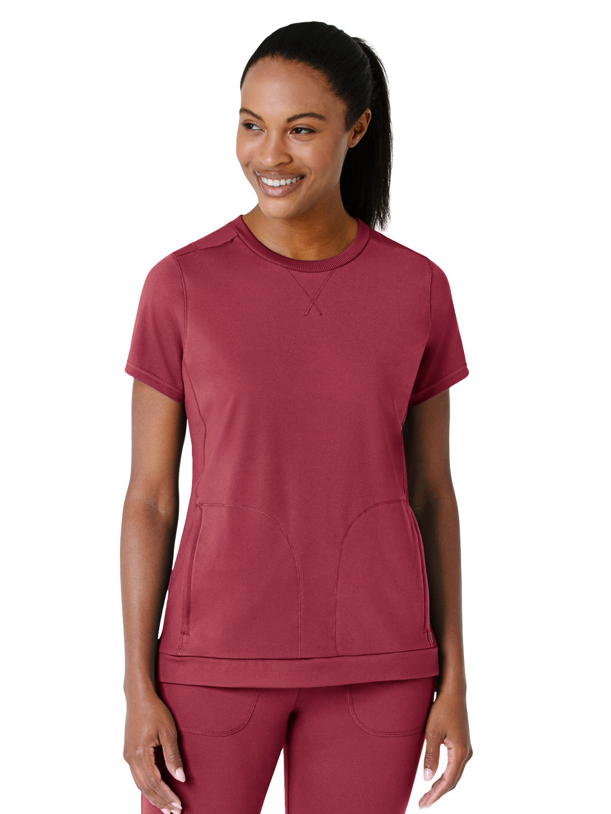 Wink - Renew Knit - Women's Two-Pocket Flex-n-Reach Crew Neck Top 23