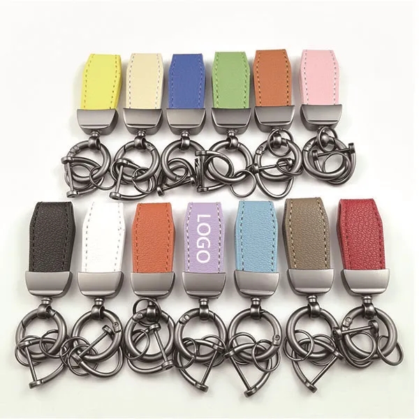 Leather Car Keychain 2