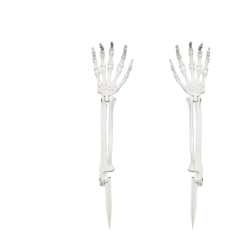 Spooky Skeleton Hand Ground Stake Set 8