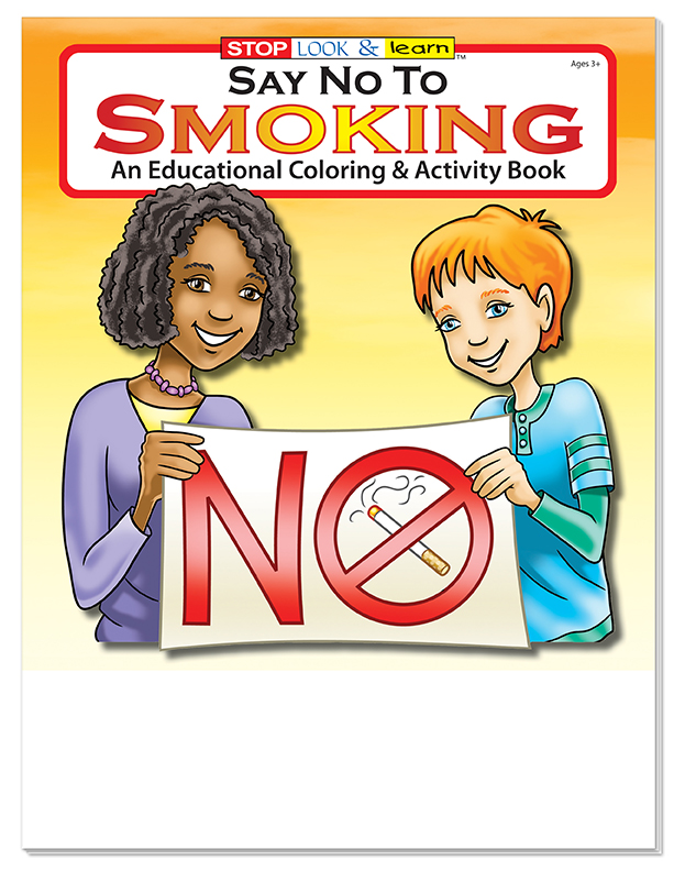 COLORING BOOK - Say No to Smoking Coloring & Activity Book 3