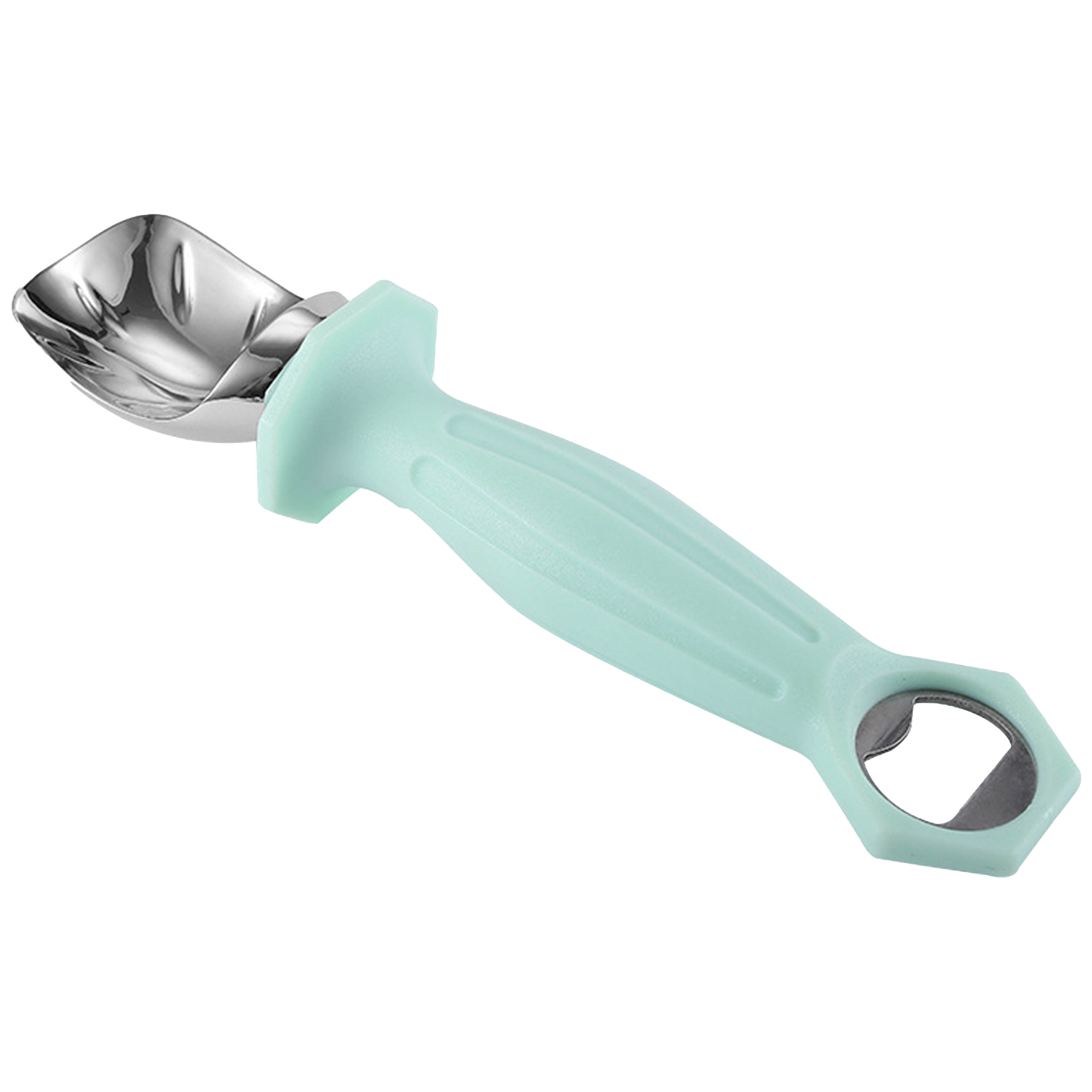 Zinc Alloy Ice Cream Spoon With Bottle Opener 2