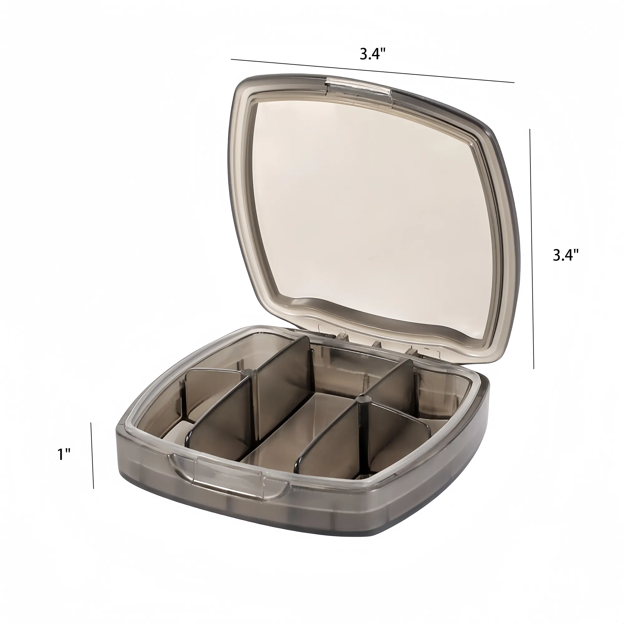 Colorful Transparent Pill Box 3