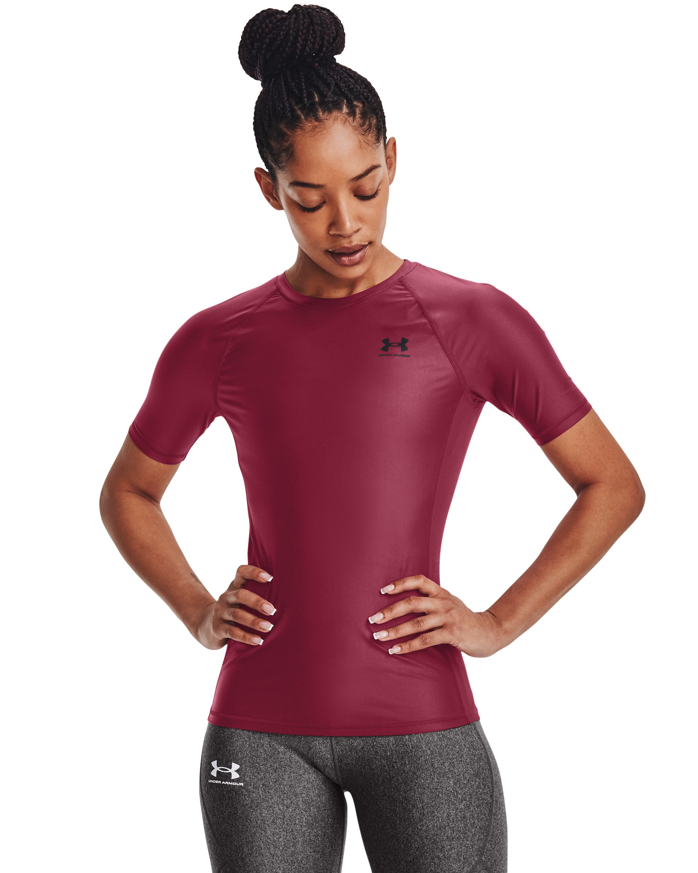 Women's UA Iso-Chill Team Compression Short Sleeve 6