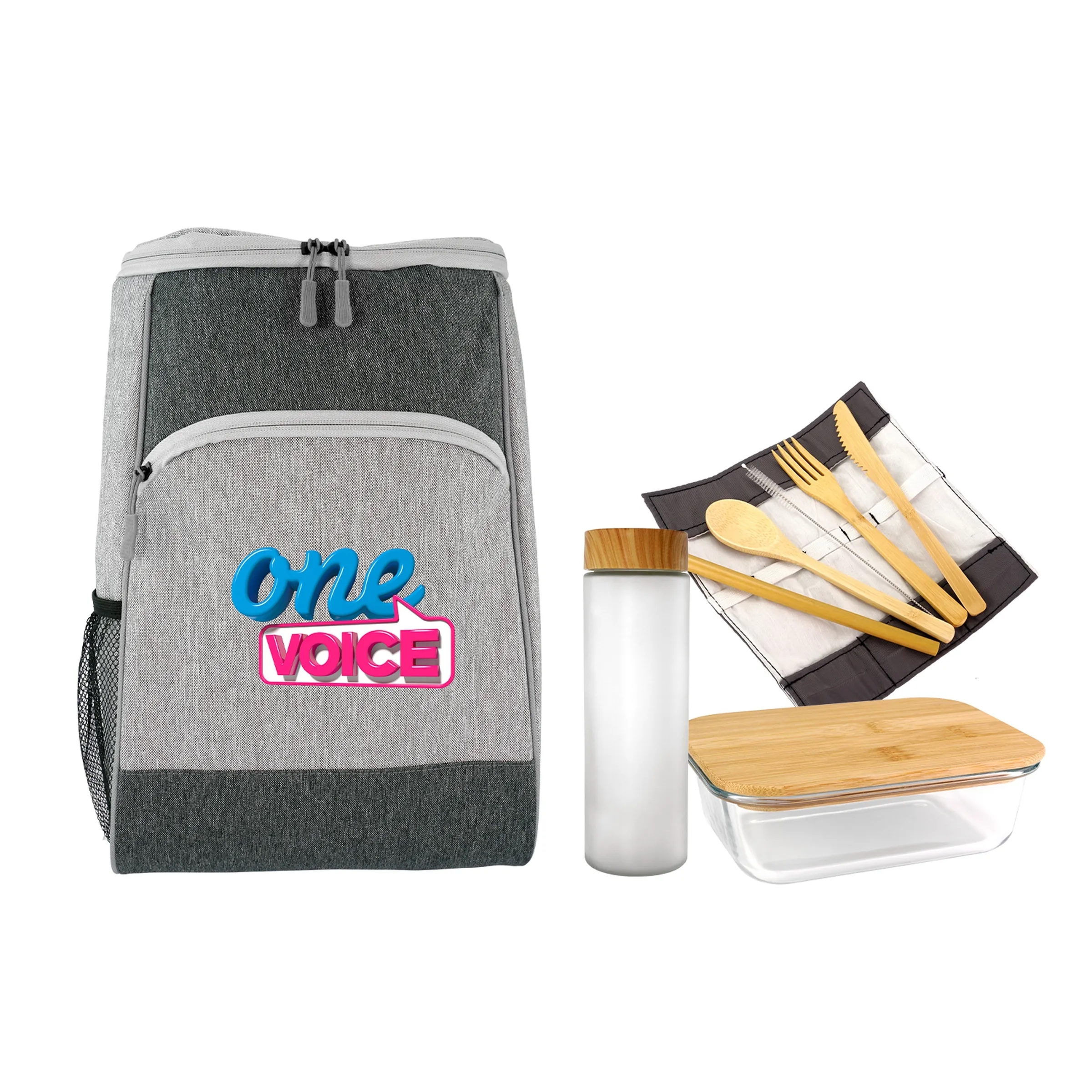 BAY COOLER BACKPACK GLASS LUNCH SET 20
