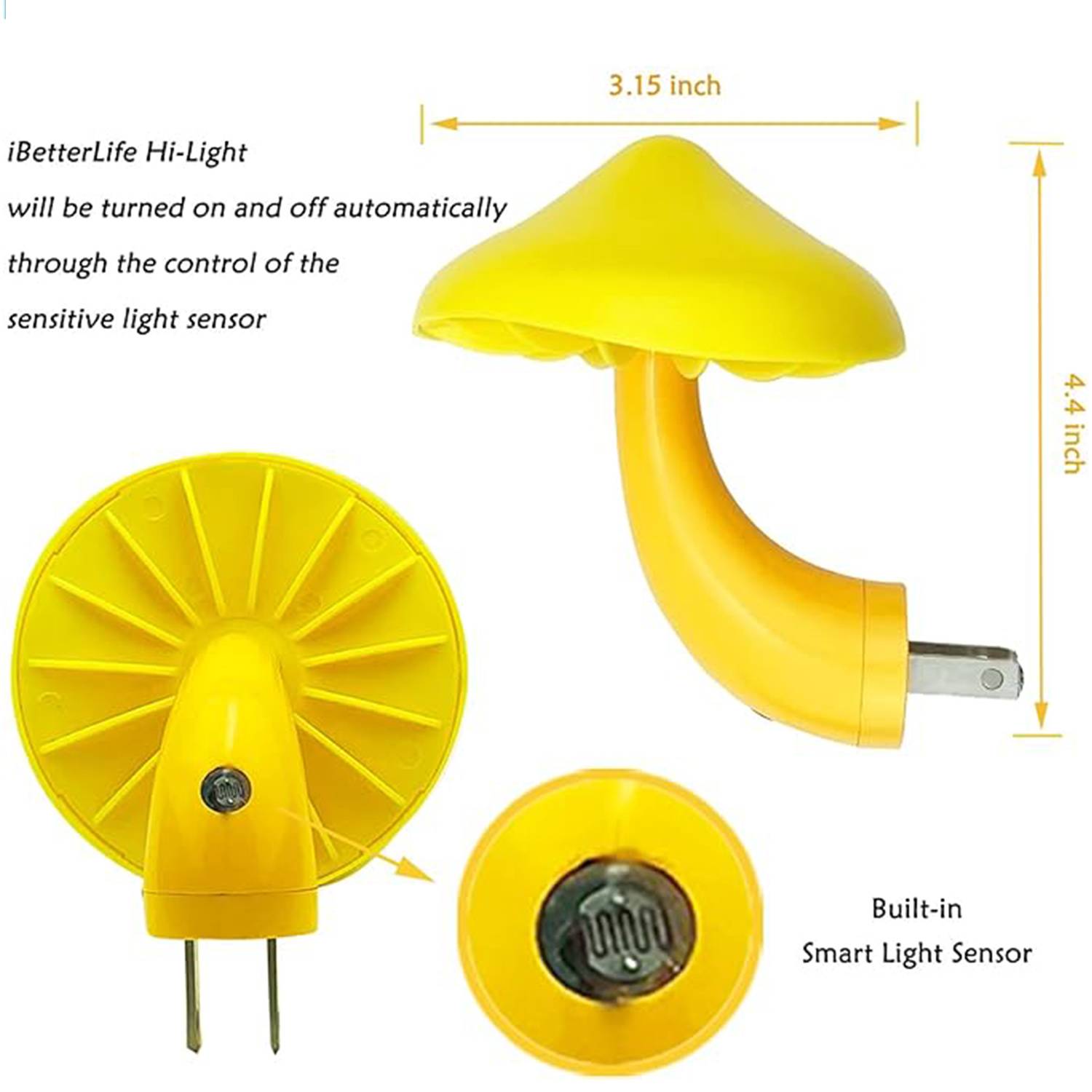 Cartoon Cute Mushroom Smart LED Night Light 5