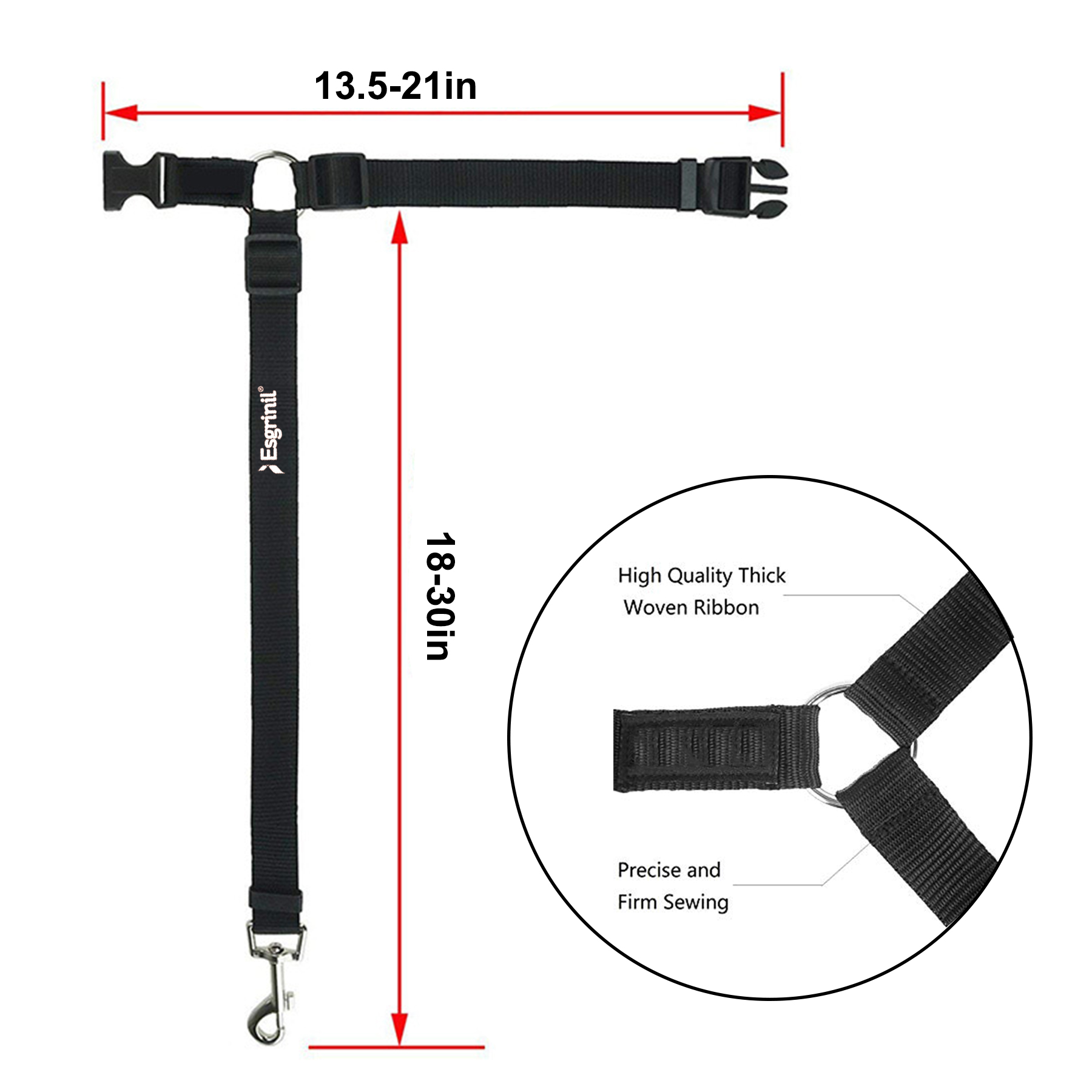 Pet Safety Belt Leash 2