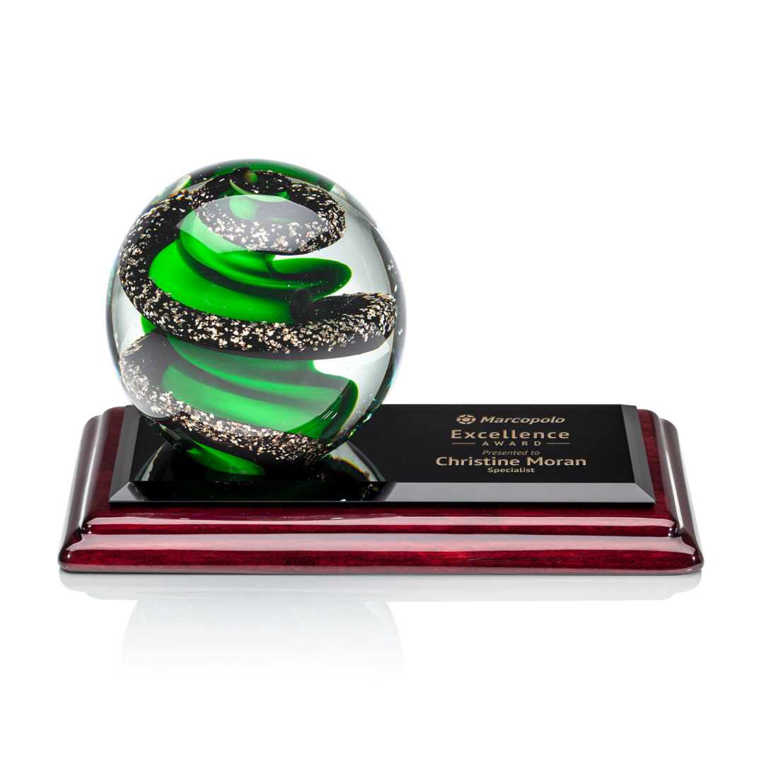 Zodiac Award on Rosewood Base 6