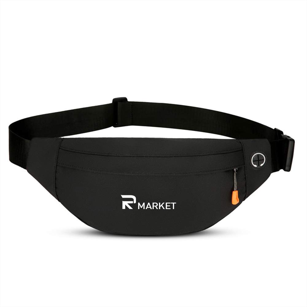 Simple solid color sports waist pack 2