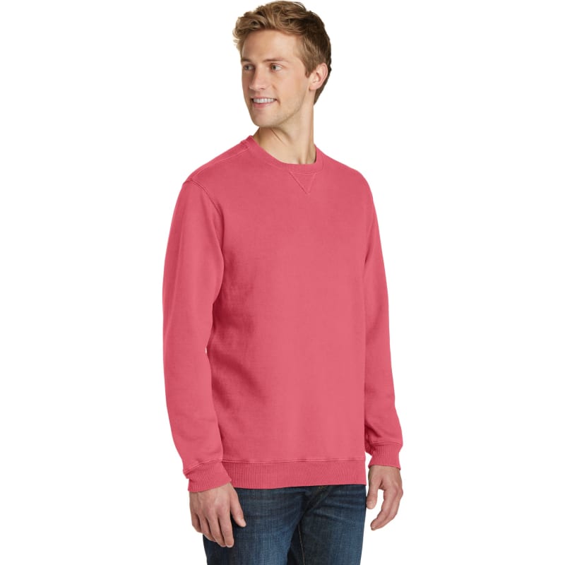 Port & Company Beach Wash Garment-Dyed Crewneck Sweatshirt, custom hoodie or sweatshirt with logo imprint 33