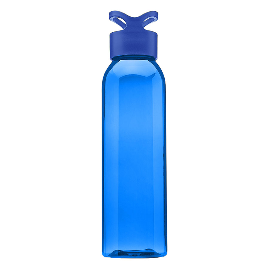 Plastic Gym Water Bottles - Carrying Loop Cap, 22 oz. 20