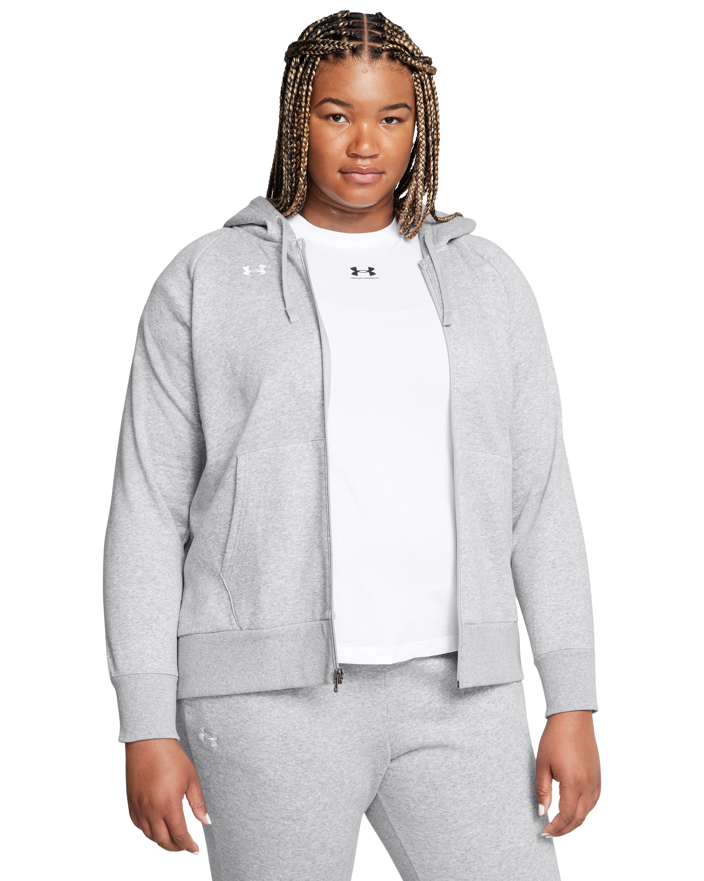 UA Rival Fleece Women's Full-Zip Hoodie 6
