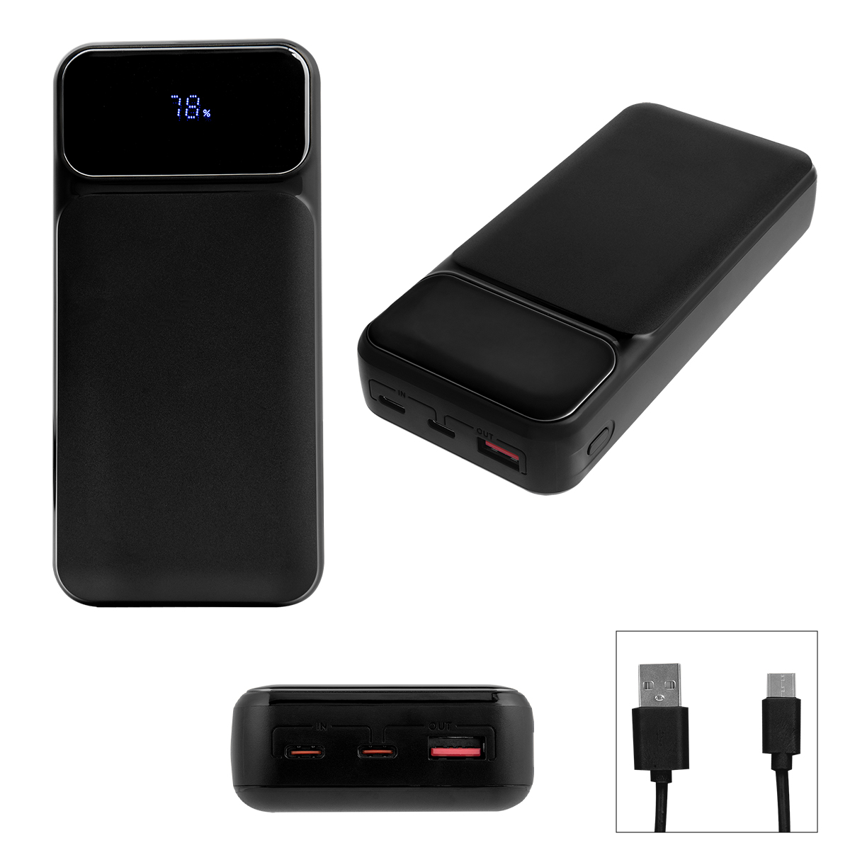 65W Fast Charge 20,000 mAh Laptop Power Bank 8