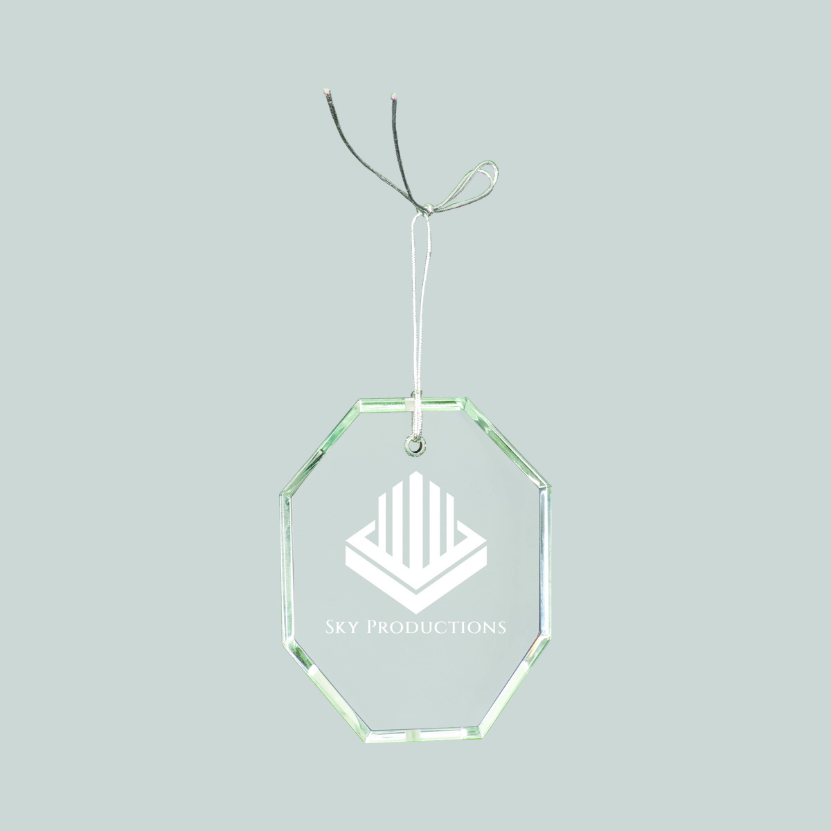 3" Crystal Round Faceted Ornament 9