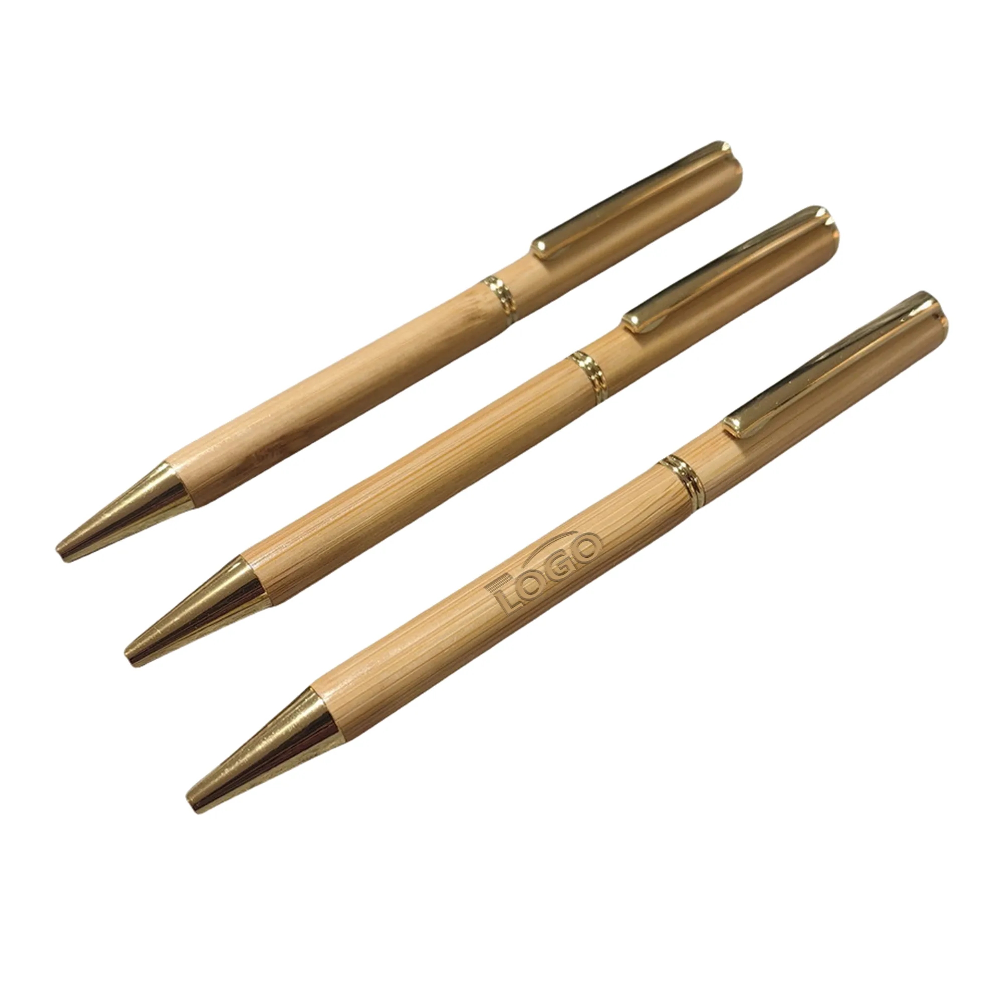 Natural Bamboo Twist Ballpoint Pen