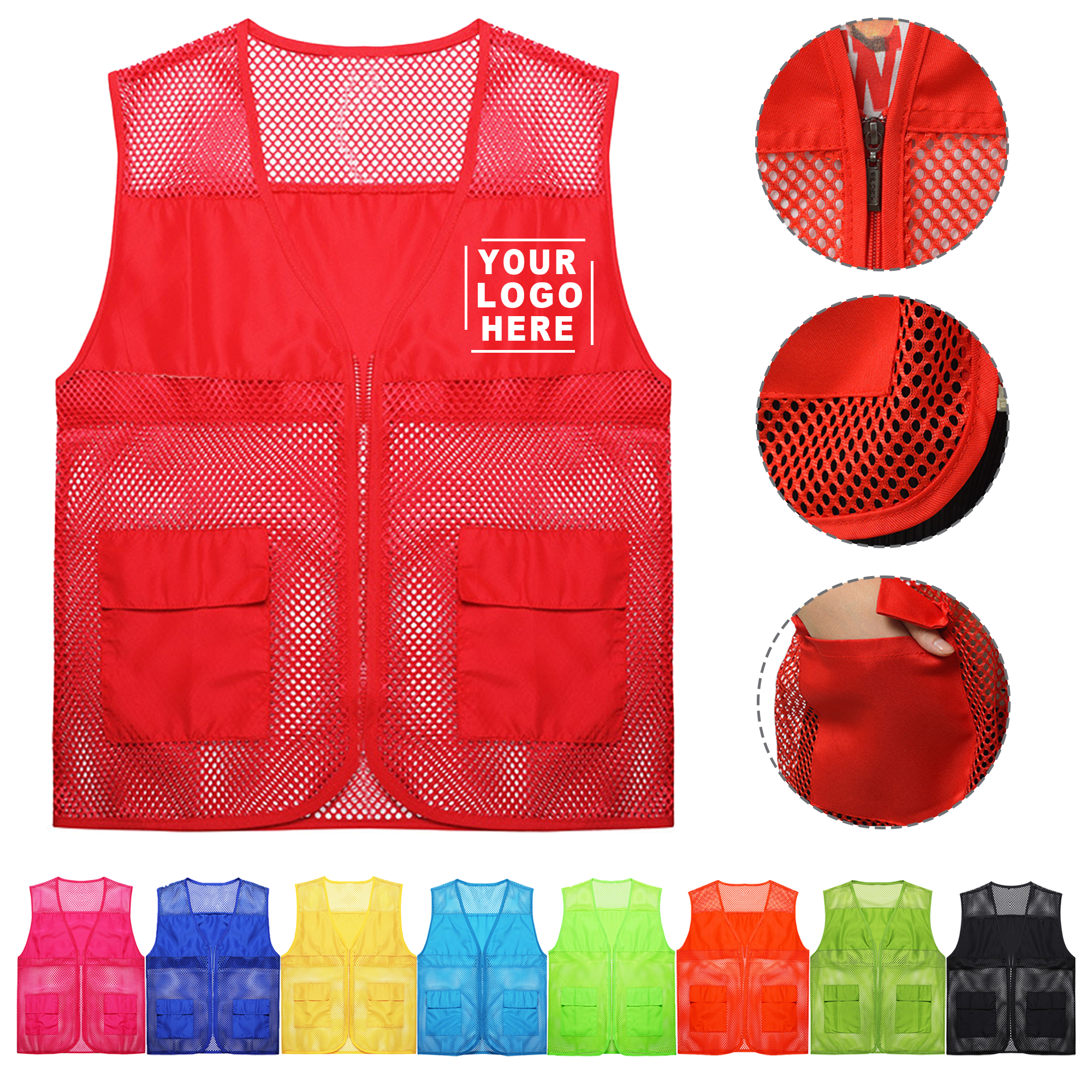 Unisex Volunteer Mesh Safety Vest 3