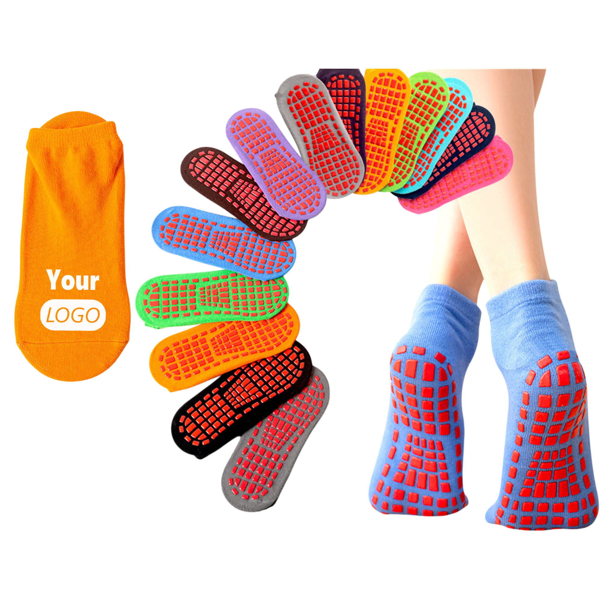 Fitness Non Slip Cotton Yoga Pilate Socks 4